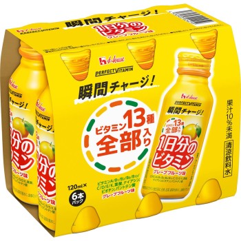 PERFECT VITAMIN 1일분 비타민 자몽맛 120ml×6 하우스웰니스푸드