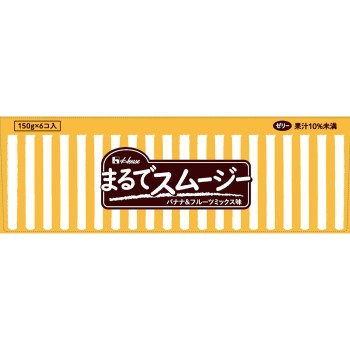 마치 스무디 같은 바나나&과일 믹스맛 150g 파우치 6P 하우스웰니스푸드