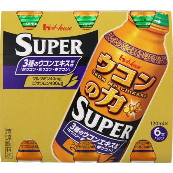 울금의 힘 슈퍼 120ml×6 하우스웰니스푸즈