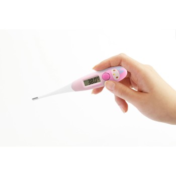 부드러운 터치 체온계 핑크 드리텍