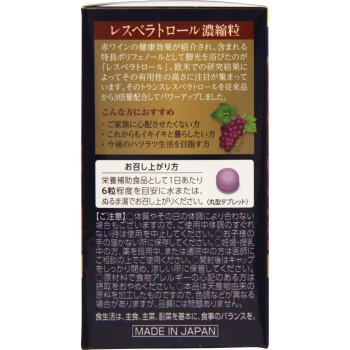 레스베라트롤 농축알 180알 웰니스재팬