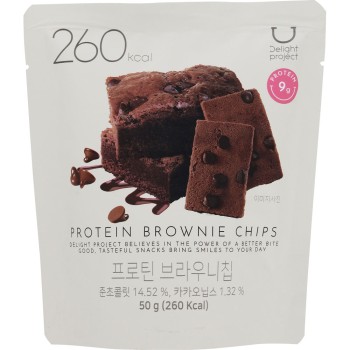 시오네 딜라이트 프로젝트 프로틴 브라우니 칩 50g 신·인터내셔널