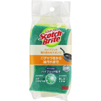 스카치브라이트 하이브리드 합성 스펀지 그린 HB-21KG-H 쓰리엠재팬