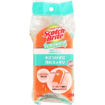스카치 브라이트 배스 샤인 항균 스폰지 (연마 입자 없음) 스리엠 재팬