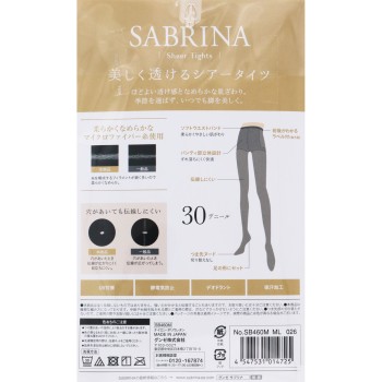 뉴 사브리나 30데니어 블랙 M-L 블랙 군제