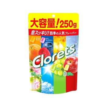 클로레츠 XP 시즌 어소트 스탠드 파우치 250g 몬델리즈 재팬