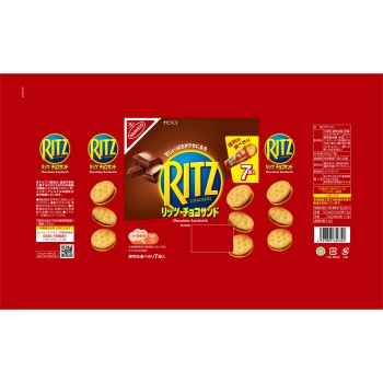 리츠 패밀리팩 초코 샌드 187g(7봉지)
