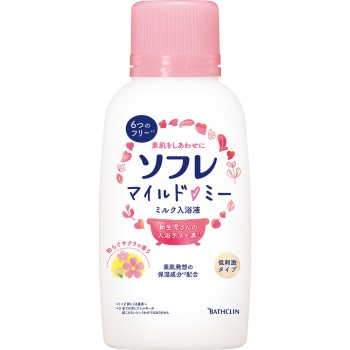 소프레 마일드 미 밀크 입욕액 부드러운 벚꽃향 720ml 어스제약