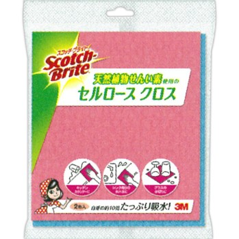 스카치브라이트 셀룰로스클로스 2매 스리엠재팬