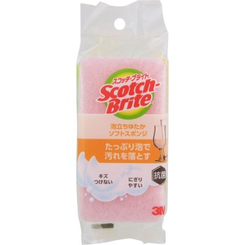 스카치 브라이트 거품 풍부 스폰지 핑크 핑크 쓰리엠 재팬