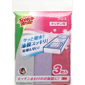 스카치 브라이트 마이크로파이버 클로스 키친용 KPF-11 쓰리엠재팬
