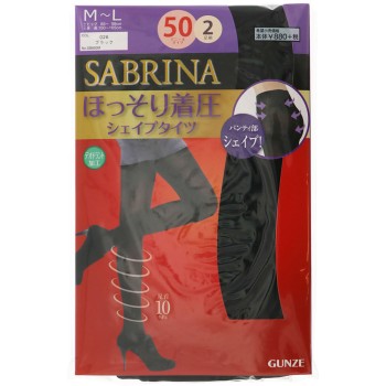 사브리나50데니르2족 세트쉐이프타이츠 M-L블랙 군제