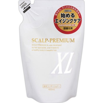 스캘프 프리미엄 XL 약용 컨디셔너 유니섹스 리필 400ml