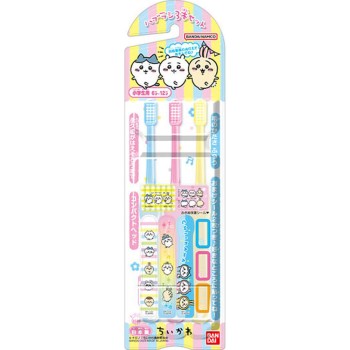 칫솔 3개 세트 치이카와 6~12세 이상 반다이