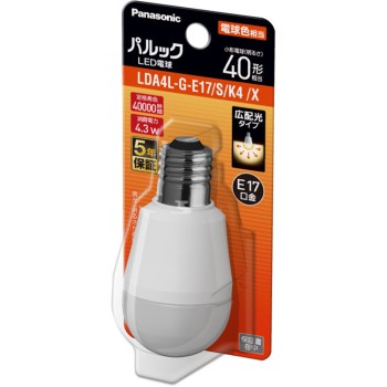 파루크 베이식 LED 전구 E17 40W형 전구 파나소닉