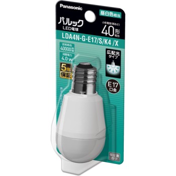 파루크 베이식 LED 전구 E17 40W형 주백 파나소닉