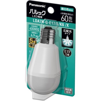 파루크 베이식 LED 전구 E17 60W형 주백 파나소닉