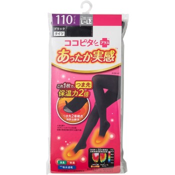 코코피타 플러스 따뜻함 실감 타이츠 110D L-LL 오카모토