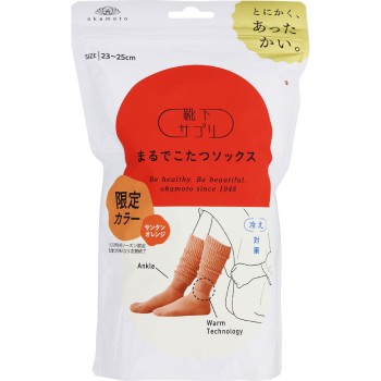 양말 서플리 마치 고타쓰 삭스 산탄 오렌지 23-25