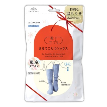 양말 서플리 마치 고타쓰 삭스 케이블 무늬 VB 23-25 오카모토