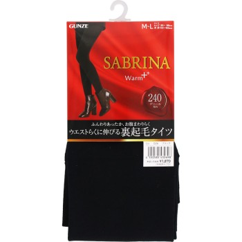 사브리나 240D 데니어 안감 기모 타이즈 M-L 군제