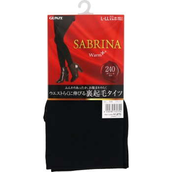 사브리나 240D 데니어 안감기모 타이츠 L-LL 군제