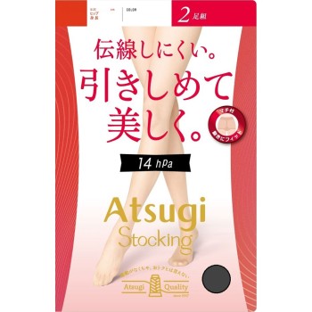 아츠기스타킹 당기는조이는 아름답게14hPa 2족 세트 LLLN 아츠기