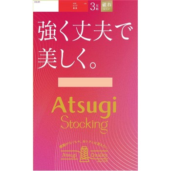 아츠기 스타킹 강하고 튼튼하고 아름답게 3족 세트 LLL 베이비 베이지 아츠기
