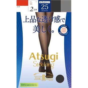 아츠기 스타킹 품격있는 투명감 25데니어 2족세트 LLL 블랙 LLL블랙 아츠기