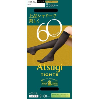 아츠기타이츠60데니르2족 세트무릎 아래 2225 블랙 22-25블랙 아츠기
