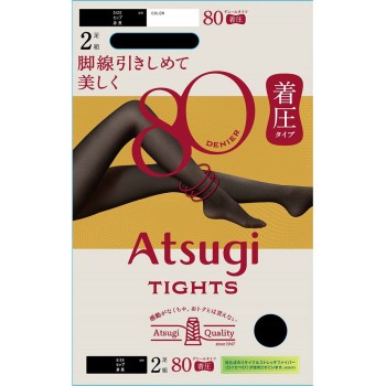 아츠기타이츠80데니르압박2족 세트 ML 블랙 ML블랙 아츠기