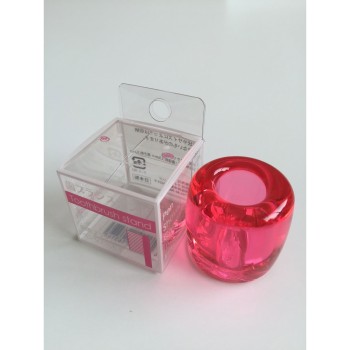 칫솔 스탠드 CPK 클리어 핑크 1개 라이프렌지