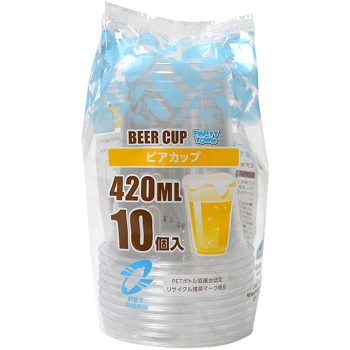비어 컵 420ML 10개입