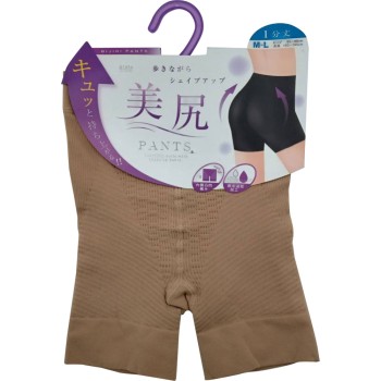 힙업 팬츠 1부 길이 흡수속건가공 베이지 M-L