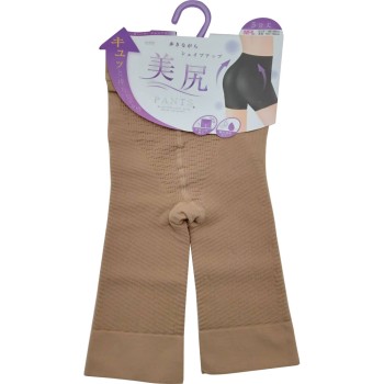 힙업 팬츠 5부 길이 흡수속건가공 베이지 M-L