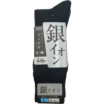 신사 양말 은이온 4족세트 대형 26-28cm 그라토