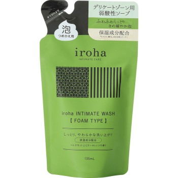 iroha INTIMATE WASH【FOAM TYPE】리필용 135ml 텐가