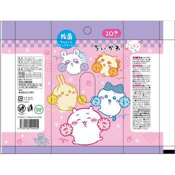 치이카와 제균 알코올 물티슈 20매입 20매입 다이레이