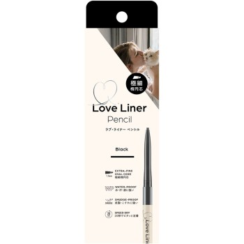 러브라이너 크림피트펜슬 R 극세 타원심 <아이라이너> 블랙 0.05g msh