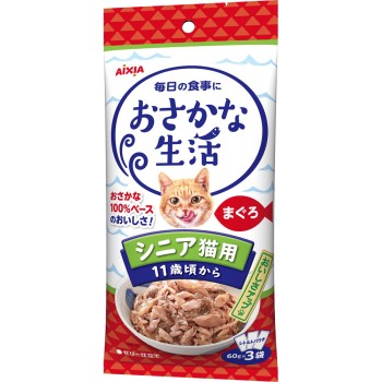 생선 생활 시니어 고양이용 참치 180g 아이시아