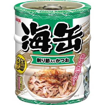 해캔 미니 3P 삭은 가다랑어포 함유 가다랑어 180g 아이시아