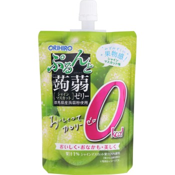 뿌룬토 곤약 스탠딩 칼로리제로 샤인머스캣 130g 오리히로플란듀