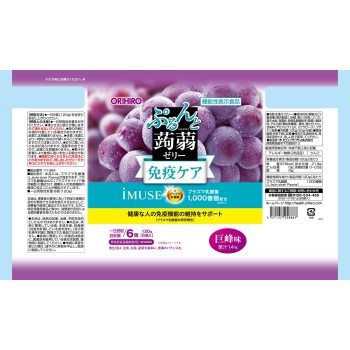 플라즈마 유산균 뿌룬토 곤약 젤리 (거봉) 20g×6개 오리히로 플란듀