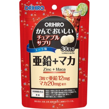씹어서 맛있는 츄어블 서플리 아연+마카 90알 오리히로플란듀