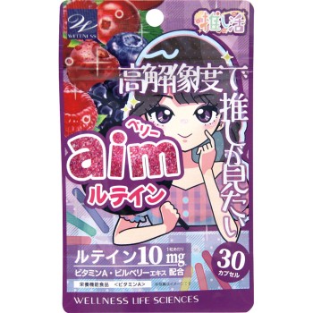 응원 활동 베리 aim 루테인 30정 웰니스라이프사이언스