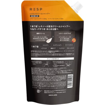 레치스파 크림 샴푸 리필 파우치 400g 에이팀 웰니스