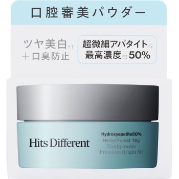 힛츠 디퍼런트 투스 파우더 프리미엄 브라이트 50 18g