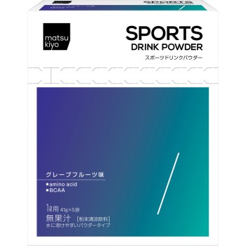 matsukiyo 스포츠 워터 파우더 아미노산 41g×5포