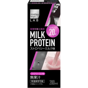 마츠키요 LAB 밀크프로테인 스트로베리맛 200ml
