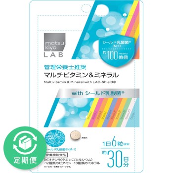마츠키요 LAB 멀티비타민&미네랄 with 쉴드유산균 180알